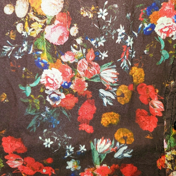 Men's floral button down - Picture 2 of 4